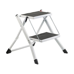 Marchepied pliable - AGT - 2 marches - Acier - Antidérapant - 150 kg max