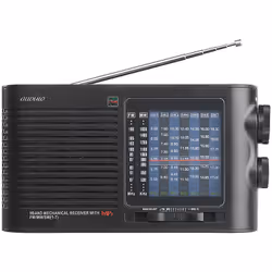 Auvisio PX-2439-919, Portable, Analogique, FM, MW, SW, 87 - 108,5 MHz, 2 W, USB Type-A