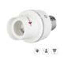 Adaptateur pour culot dampoule - Lunartec - E27 - Détecteur de luminosité - Détecteur de son - 60W max