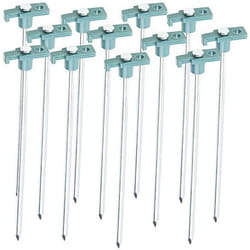 Piquets de tente pour sols durs et pierreux - Semptec - 12 pièces - Ø 7 mm