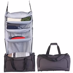 Sac de voyage pliable - XCase - Noir - Grand format - Déperlant - Polyester