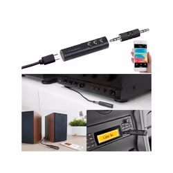 Adaptateur audio jack Bluetooth - AUVISIO - BTA-40 - Noir - Sans fil - Connecté
