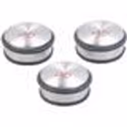 Butoir de porte - INFACTORY - Lot de 3 - Acier inoxydable - Rond - Antidérapant