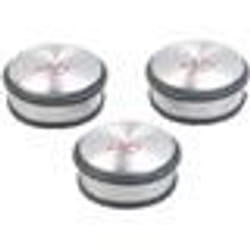 Butoir de porte - INFACTORY - Lot de 3 - Acier inoxydable - Rond - Antidérapant
