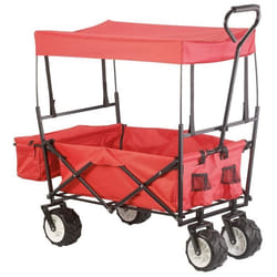 Chariot pliable - XCase - Modèle tout-terrain - Toit extensible - Charge 80 kg - 4 roues extralarges