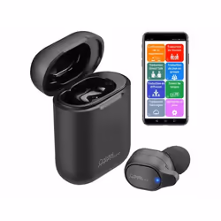 Oreillette intra-auriculaire - Callstel - IHS-685.tl - Traduction en temps réel - Sans fil - Noir