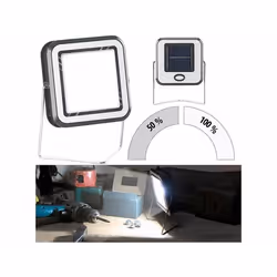 Lampe de travail - LUNARTEC - AL-315 - Solaire - LED COB 3W - 150 lm - Extérieur