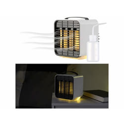 Rafraîchisseur dair portable - Sichler Haushaltsgeräte - LW-100 - 3 vitesses - Mode brise - Autonomie 5h