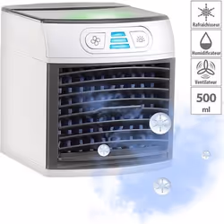 Rafraîchisseur dair et humidificateur - SICHLER HAUSHALTSGERATE - LW-110 - USB - 500 ml - Blanc