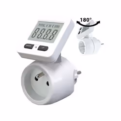 Wattmètre - Non spécifié - Écran pivotant 180° - 3.680 W - Intérieur - Électrique