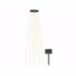 Guirlande lumineuse - Lunartec - Solaire - 300 LED - Blanc chaud - 12 fils effet cascade