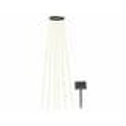 Guirlande lumineuse - Lunartec - Solaire - 300 LED - Blanc chaud - 12 fils effet cascade