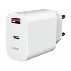 Adaptateur secteur USB-A Quick Charge 3.0 - Revolt - 20W - USB-C Power Delivery - 5V/12V - 3A