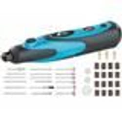 Mini outil multifonction sans fil - AGT - Vitesse réglable - 40 accessoires - Léger et ergonomique