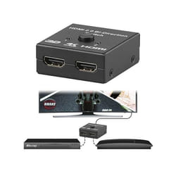 Répartiteur HDMI 2.0 - AUVISIO - Switch 2 ports - Ultra HD 4K - 3D Full HD - Blanc