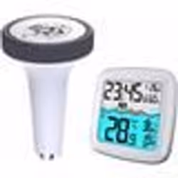 Thermomètre de piscine - PT-310 - LCD sans fil - Étanche - Affichage température et humidité - Portée 60m