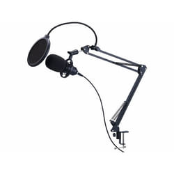 Microphone à condensateur USB - Professionnel - 34 dB - Filtre anti-pop - Bonnette anti-vent
