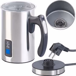 Mousseur à lait - Rosenstein & Söhne - 500 W - Acier inoxydable - 3 modes - 115 ml
