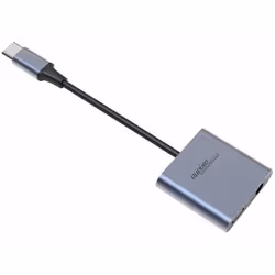 Adaptateur USB-C vers jack 35 mm avec fonctions Quick Charge et Power Delivery - Auvisio