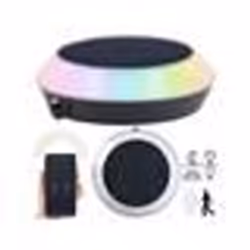 Lampe solaire dextérieur connectée avec LED RVB CCT et détecteur de mouvement