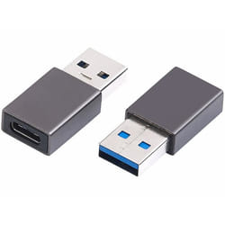 Adaptateurs USB-C vers USB-A - PEARL - USB 3.0 - Transfert jusquà 5 Gb/s - Garantie 2 ans - Aluminium