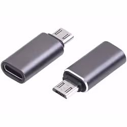 2 adaptateurs USB-C femelle vers Micro-USB mâle