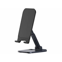 Support universel pliable - Pearl - Smartphone et tablette - Hauteur réglable - Inclinable - Noir