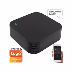 Télécommande universelle infrarouge connectée compatible Amazon Alexa et Google Assistant