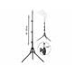 Trépied télescopique - Lunartec - PL 350/355/360 - Hauteur réglable 60-150 cm - Support polyvalent - Noir
