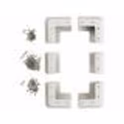Kit de fixation pour panneau solaire - REVOLT - Aluminium - 200 W/h - Toiture solaire - 4 équerres