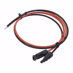 Câbles de connexion - Revolt - MC4 - 1 m - Pack de 2 - Extérieur - Noir