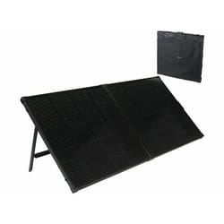 Panneau solaire pliable 240 W - REVOLT - Monocristallin - Noir - Énergie autonome - Camping