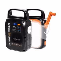 Batterie dappoint 22500 mAh REVOLT avec dynamo et lampe LED - Blanc