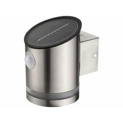 Applique murale solaire LED - Non spécifié - 50 lm - Détecteur de mouvement - Acier inoxydable - Extérieur