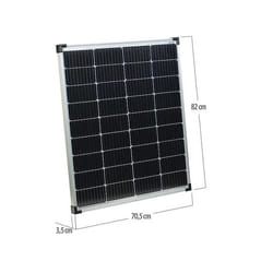 Panneau solaire monocristallin - REVOLT - 110W - Mobile - Haute performance - 82x705cm