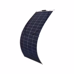 Panneau solaire monocristallin flexible - REVOLT - 200 W - Utilisation marine - Résistant aux intempéries - 12 V