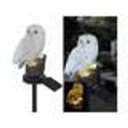 Lampe solaire chouette - LUNARTEC - Blanc chaud - LED - Détecteur de mouvement