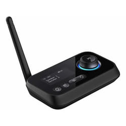 Récepteur et transmetteur audio bluetooth 5.0 BTR-450 - AUVISIO - Fonction multipoint - Sorties jack et optique