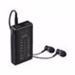 Radio portable - VR-Radio - Mini transistor FM/AM - Autonomie 30h - Prise jack 35 mm - Noir