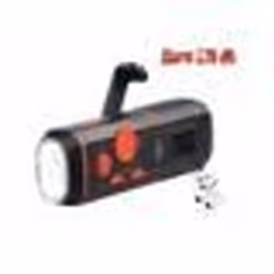 Radio FM DOR-320 - infactory - Dynamo - Lampe de poche LED - Rechargeable - Compacte