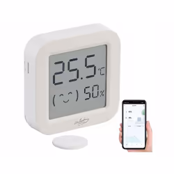 Mini thermomètre-hygromètre connecté