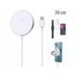 Chargeur sans fil - Callstel - 15 W - Compatible Qi et MagSafe - Câble 30 cm - Charge rapide