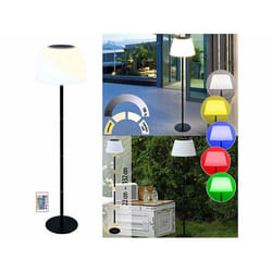 Lampe sur pied - Lunartec - LED RVB CCT - Solaire - Télécommandée - Hauteur réglable