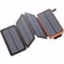 Batterie externe solaire 16000 mAh PB-90.s avec panneau pliable 8 W