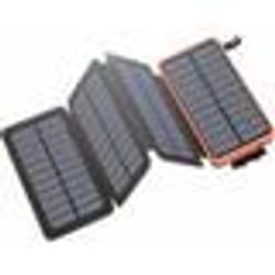 Batterie externe solaire 16000 mAh PB-90.s avec panneau pliable 8 W