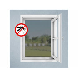 Moustiquaire magnétique - Infactory - 130x150 cm - Blanc - Fibre de verre - Fixation facile