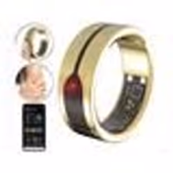 Bague connectée fitness - Newgen Medicals - Taille 11 - Acier inoxydable - Étanche 5 ATM - Fonction SOS