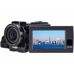 Caméscope 4K - Somikon - DV-960.dual - Double objectif - Vision nocturne - Stabilisateur dimage