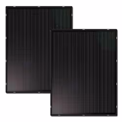 Panneaux solaires monocristallins - Revolt - 215W - 2 panneaux - Ultra fins - Installation facile