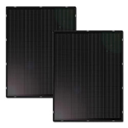 Panneaux solaires monocristallins - Revolt - 215W - 2 panneaux - Ultra fins - Installation facile